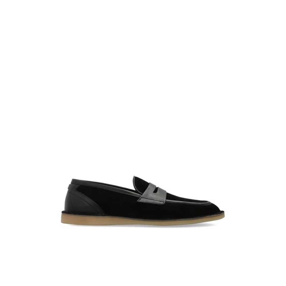 Suede "loafers" shoes